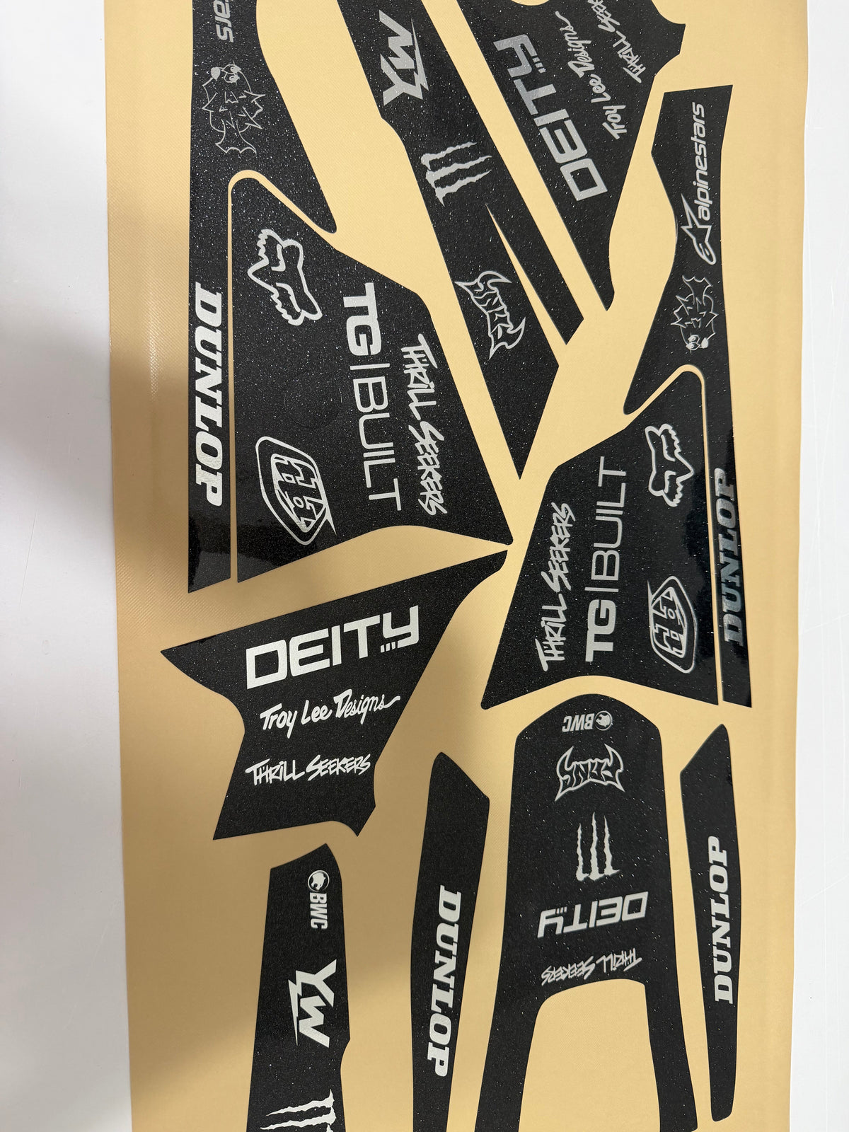 Custom Yozma IN10 Decal kit (body kit w/ rear fender and fork guards)
