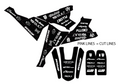 Custom Yozma IN10 Decal kit (body kit w/ rear fender and fork guards)