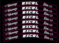 Excel rim stickers