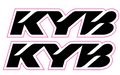 KYB fork decals